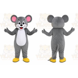 Gray Mouse Mascot Costume