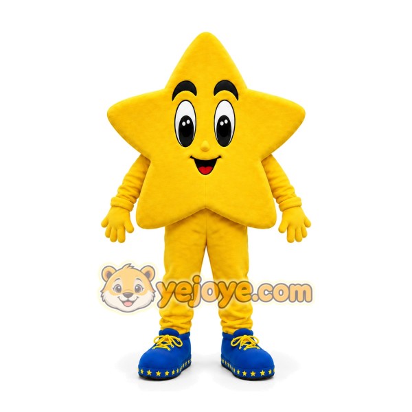 Yellow Star Mascot Costume