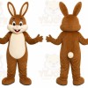 Brown Rabbit Mascot Costume