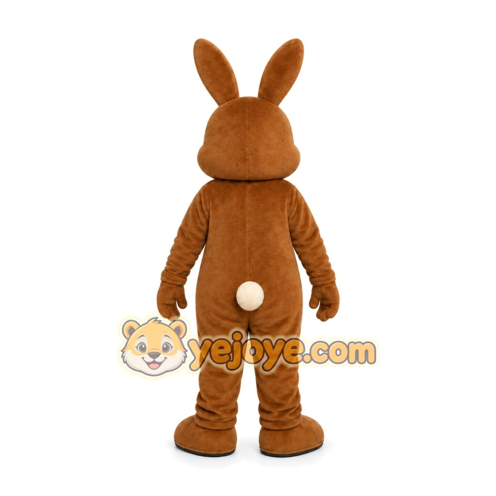 Brown Rabbit Mascot Costume Brown Rabbit Mascot Costume