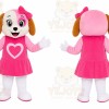Pink Puppy Dress Mascot Costume