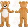 Tan Bear Mascot Costume