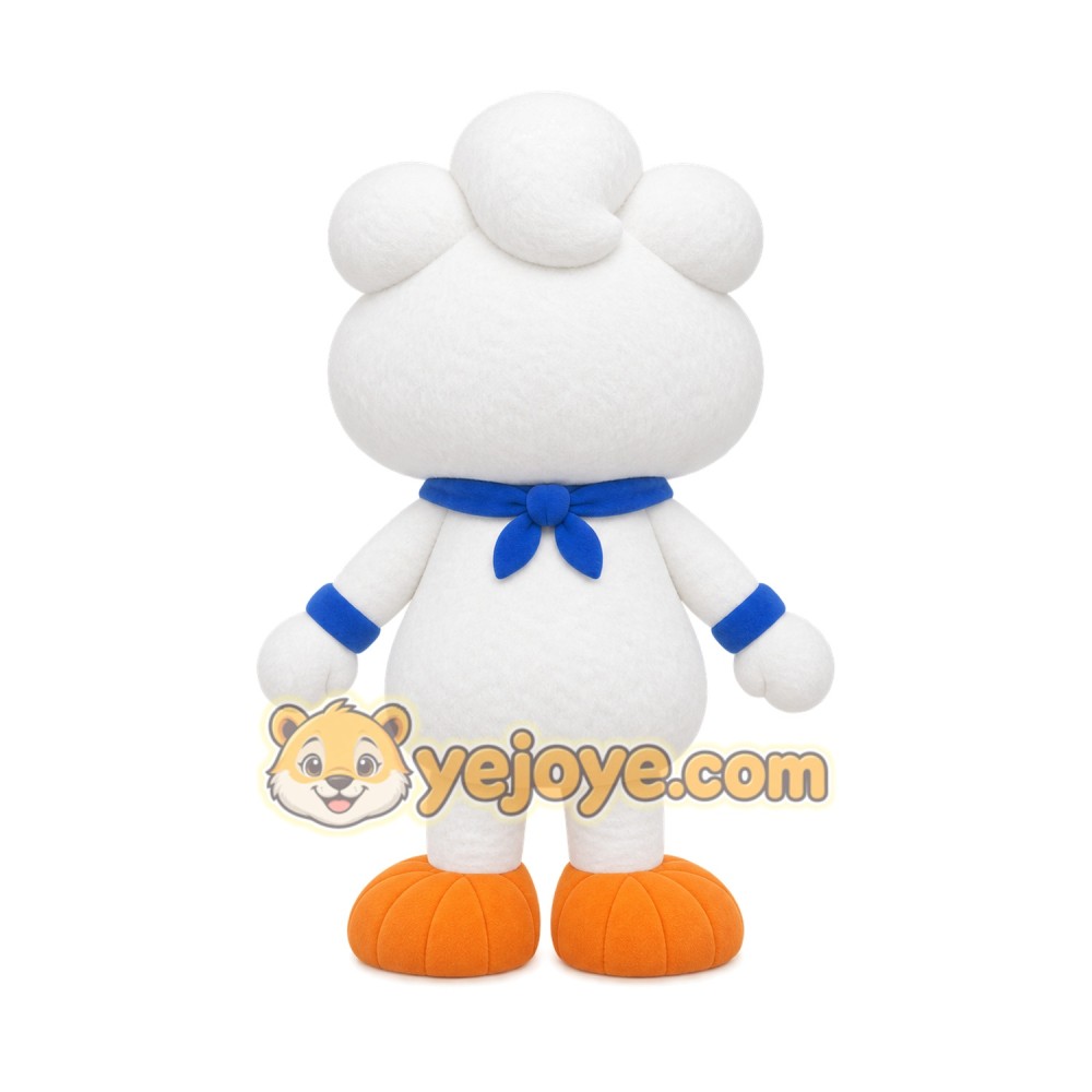 White Duck Mascot Costume White Duck Mascot Costume
