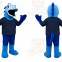 Blue Shark Mascot Costume