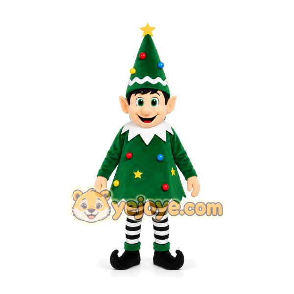 Christmas Elf Mascot Costume
