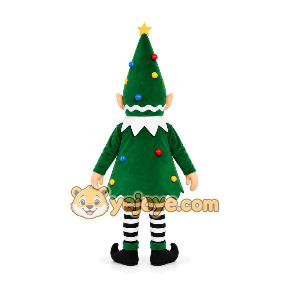 Christmas Elf Mascot Costume Christmas Elf Mascot Costume