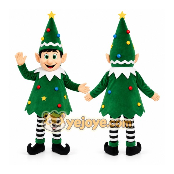 Christmas Elf Mascot Costume