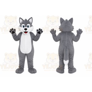 Gray Wolf Mascot Costume