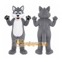 Gray Wolf Mascot Costume