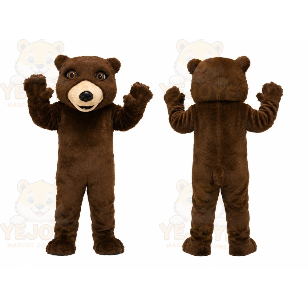 Brown Bear Mascot Costume