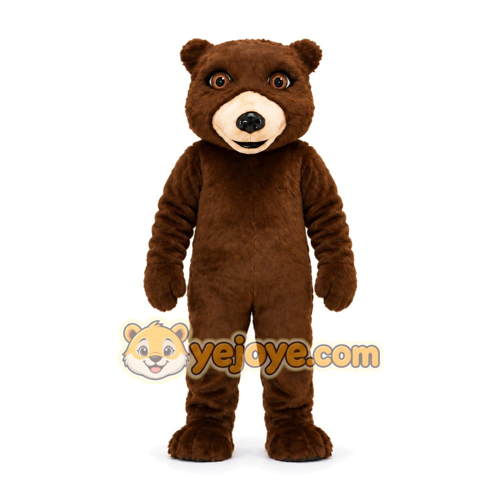 Brown Bear Mascot Costume