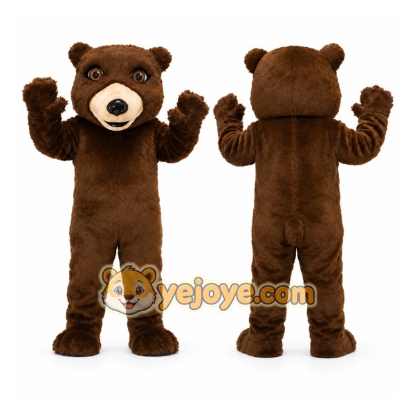 Brown Bear Mascot Costume