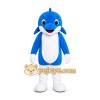 Blue Dolphin Mascot Costume Blue Dolphin Mascot Costume