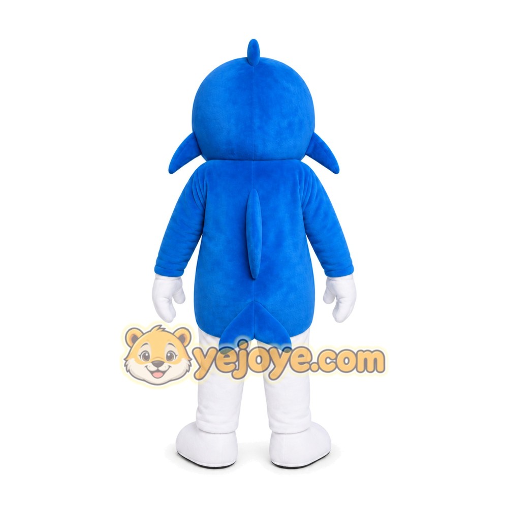 Blue Dolphin Mascot Costume Blue Dolphin Mascot Costume