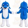 Blue Dolphin Mascot Costume