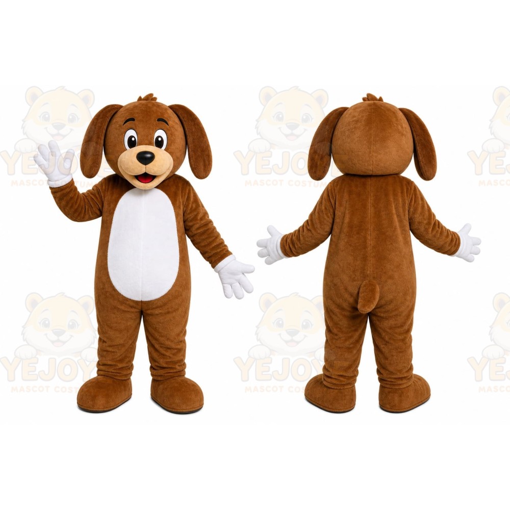 Brown Puppy Mascot Costume