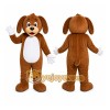 Brown Puppy Mascot Costume Brown Puppy Mascot Costume