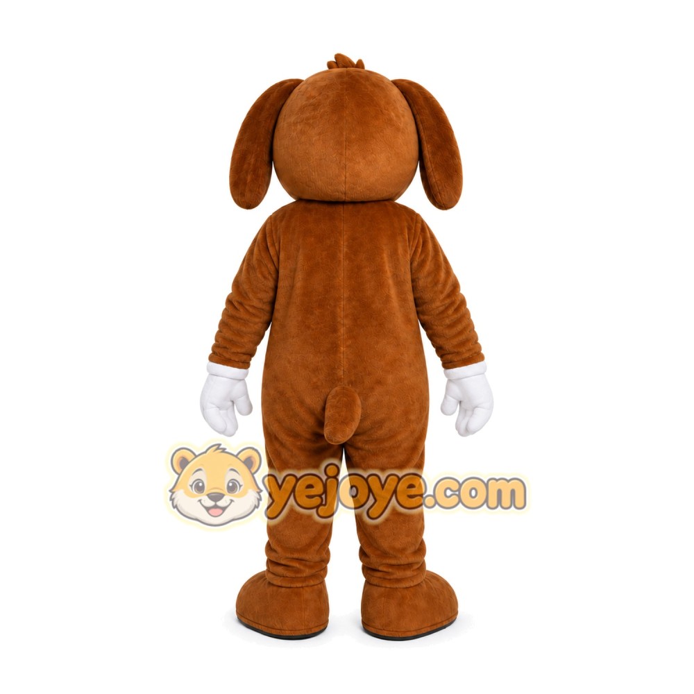 Brown Puppy Mascot Costume Brown Puppy Mascot Costume