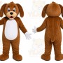 Brown Puppy Mascot Costume
