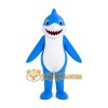 Blue Shark Mascot Costume Blue Shark Mascot Costume