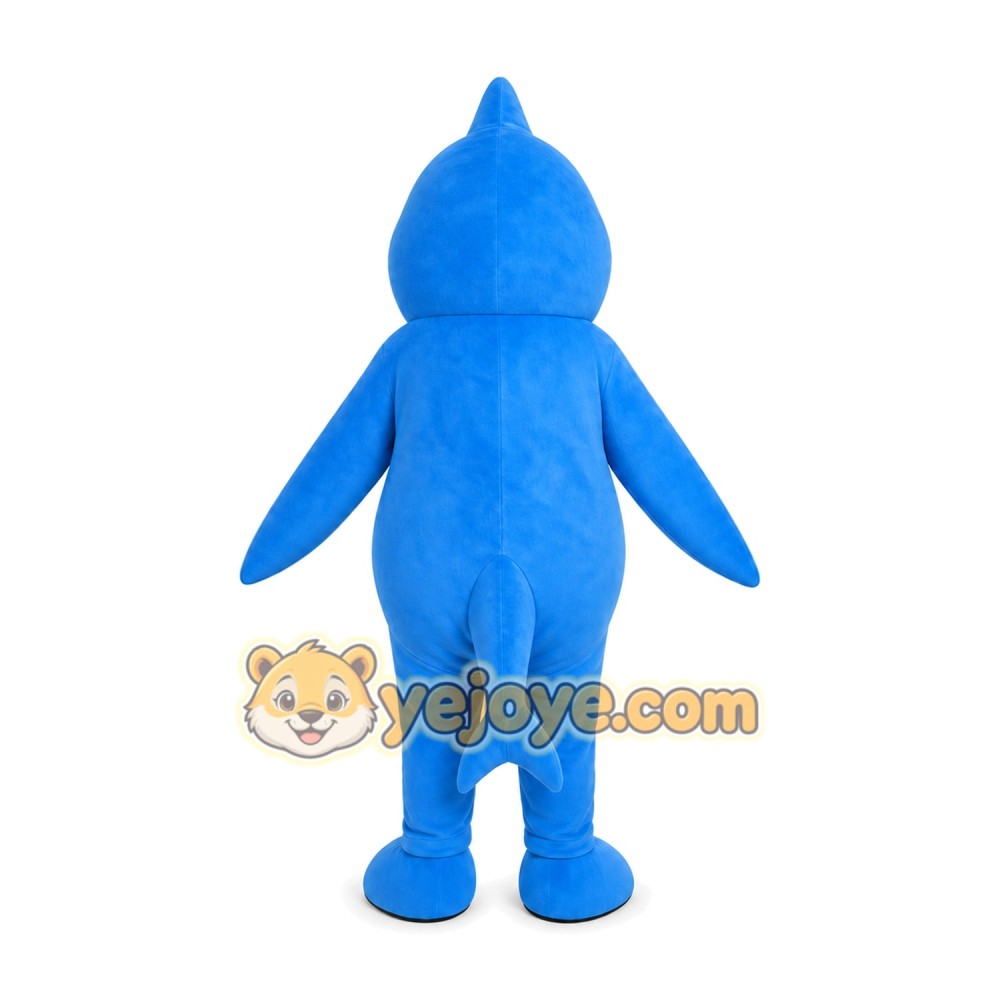 Blue Shark Mascot Costume Blue Shark Mascot Costume