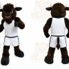 Black Bull Sports Mascot Costume