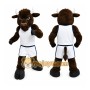 Black Bull Sports Mascot Costume