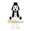 Top Hat Dog Mascot Costume Top Hat Dog Mascot Costume