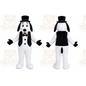 Top Hat Dog Mascot Costume
