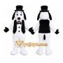 Top Hat Dog Mascot Costume