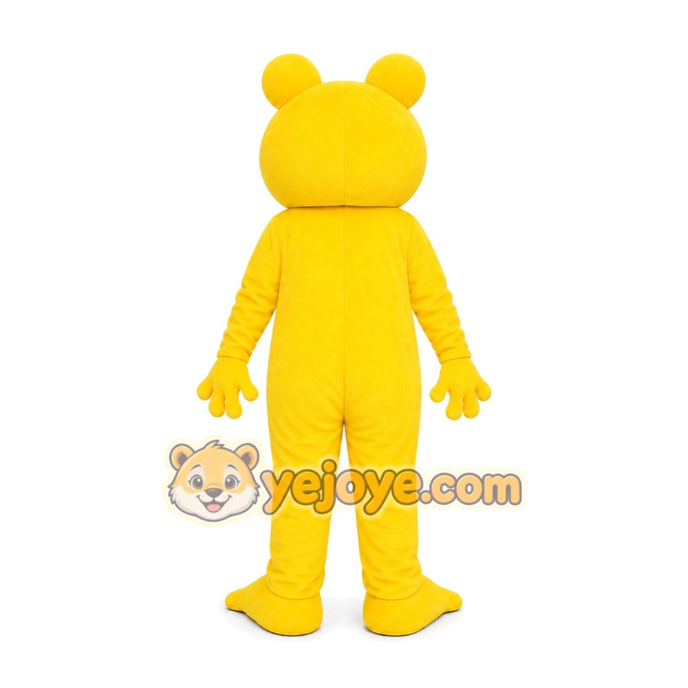 Yellow Frog Mascot Costume