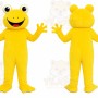 Yellow Frog Mascot Costume