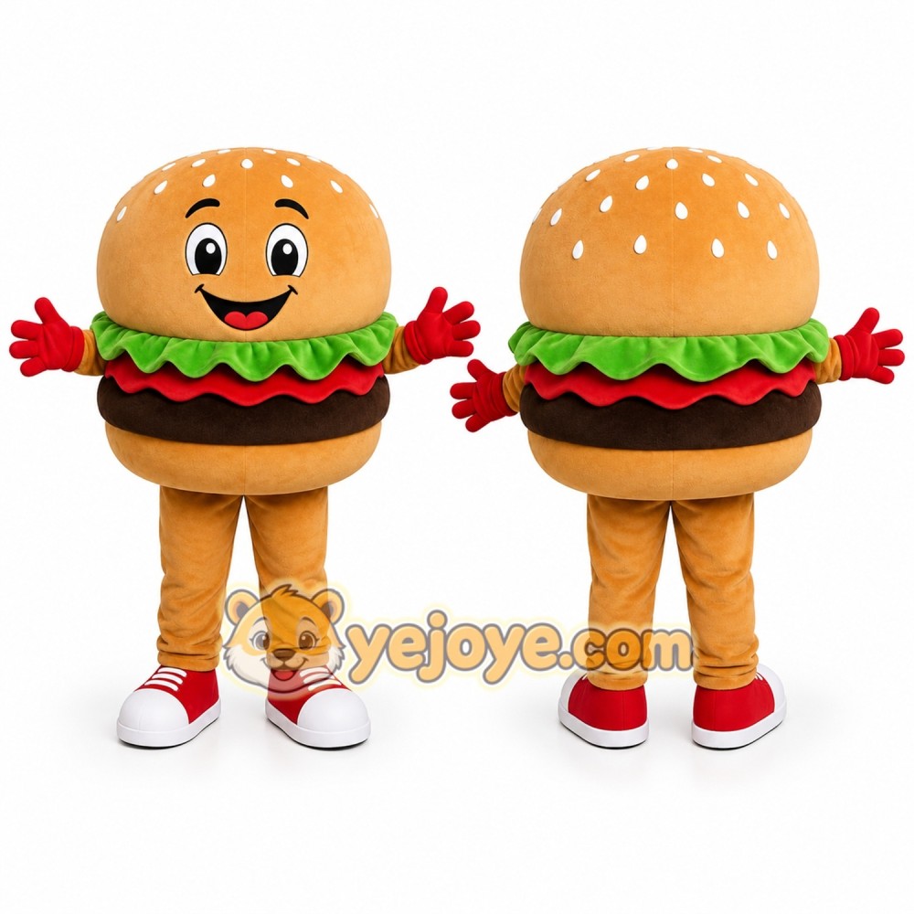 Hamburger Character Mascot Costume Hamburger Character Mascot Costume