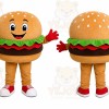 Hamburger Character Mascot Costume