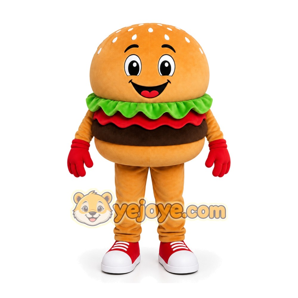 Hamburger Character Mascot Costume Hamburger Character Mascot Costume