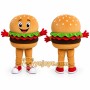 Hamburger Character Mascot Costume