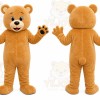 Tan Bear Mascot Costume