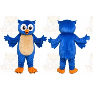 Blue Owl Mascot Costume