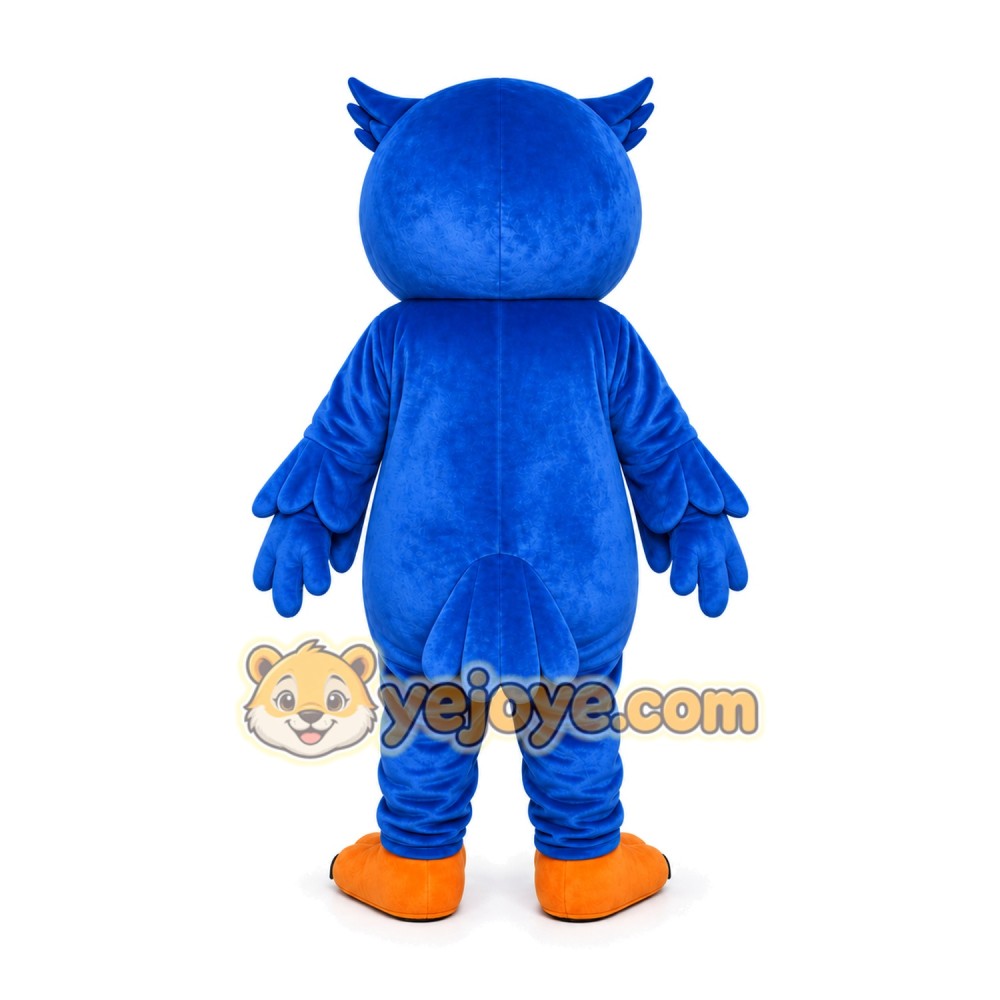 Blue Owl Mascot Costume Blue Owl Mascot Costume