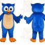 Blue Owl Mascot Costume
