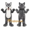 Gray Wolf Mascot Costume Gray Wolf Mascot Costume