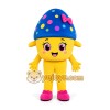 Yellow Mushroom Girl Mascot Costume Yellow Mushroom Girl Mascot Costume