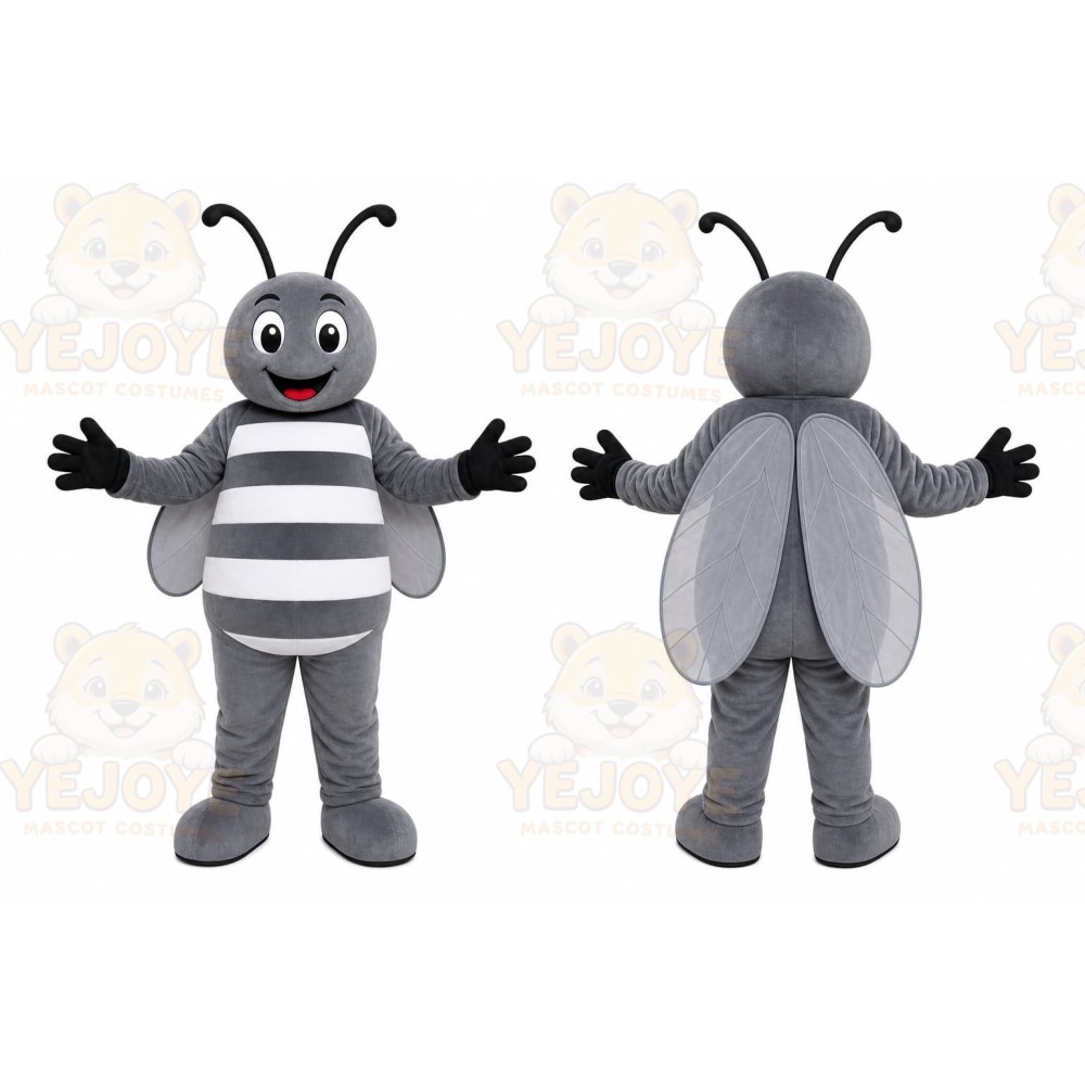 Gray Bug Mascot Costume