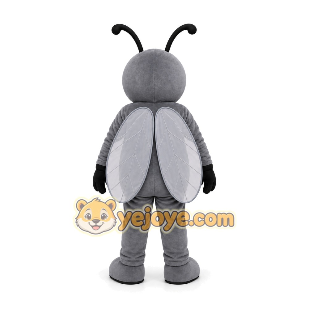 Gray Bug Mascot Costume Gray Bug Mascot Costume