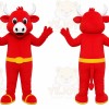 Red Devil Mascot Costume