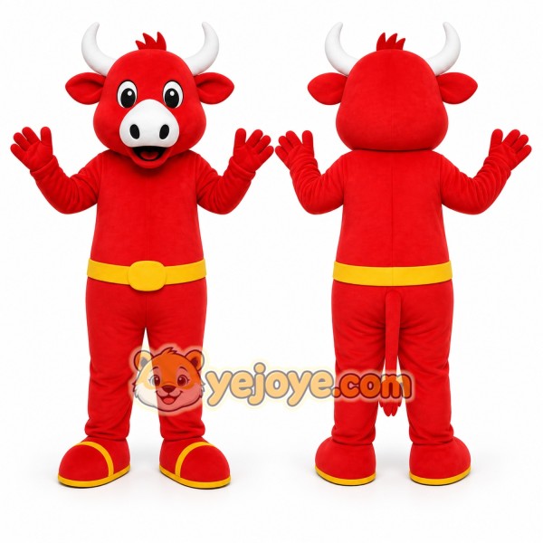 Red Bull Mascot Costume