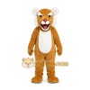 Tan Lion Mascot Costume