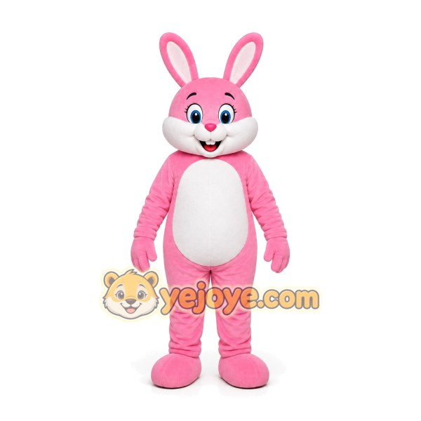 Pink Rabbit Mascot Costume Pink Rabbit Mascot Costume