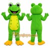 Green Frog Mascot Costume Green Frog Mascot Costume