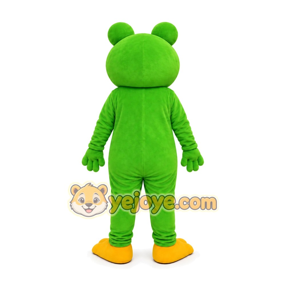 Green Frog Mascot Costume Green Frog Mascot Costume
